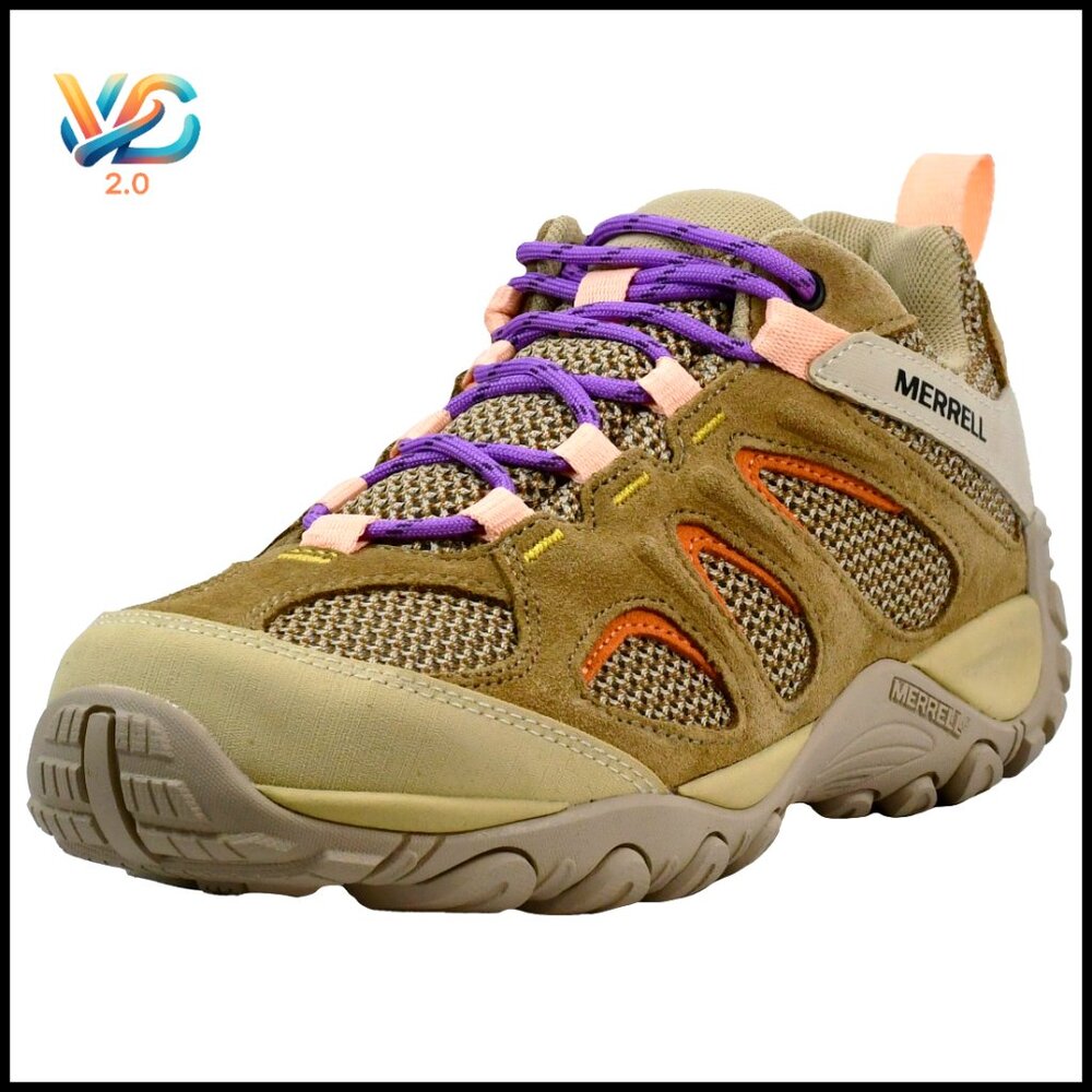 Women's Hiking Sneakers, Suede & Mesh, Easy On/Off, All-Around‎ Wear